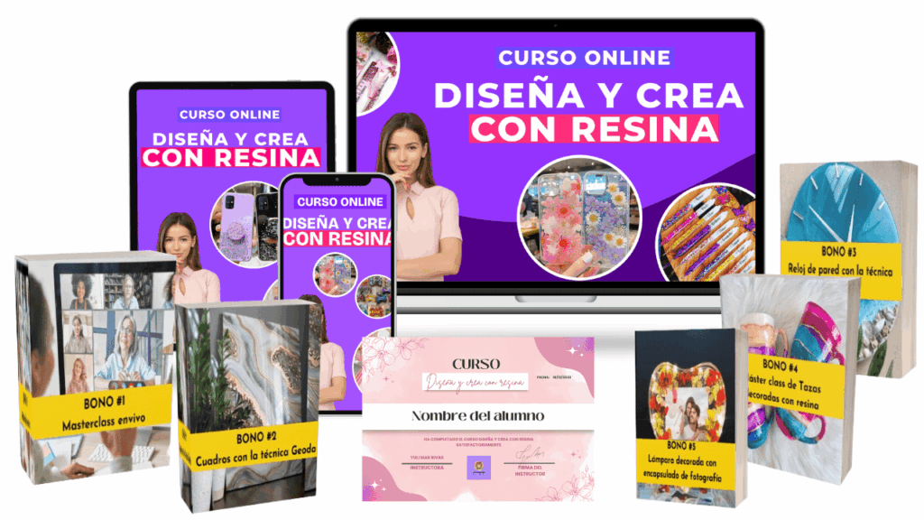 Diseña y Crea Con Resina Diseña y Crea Con Resina